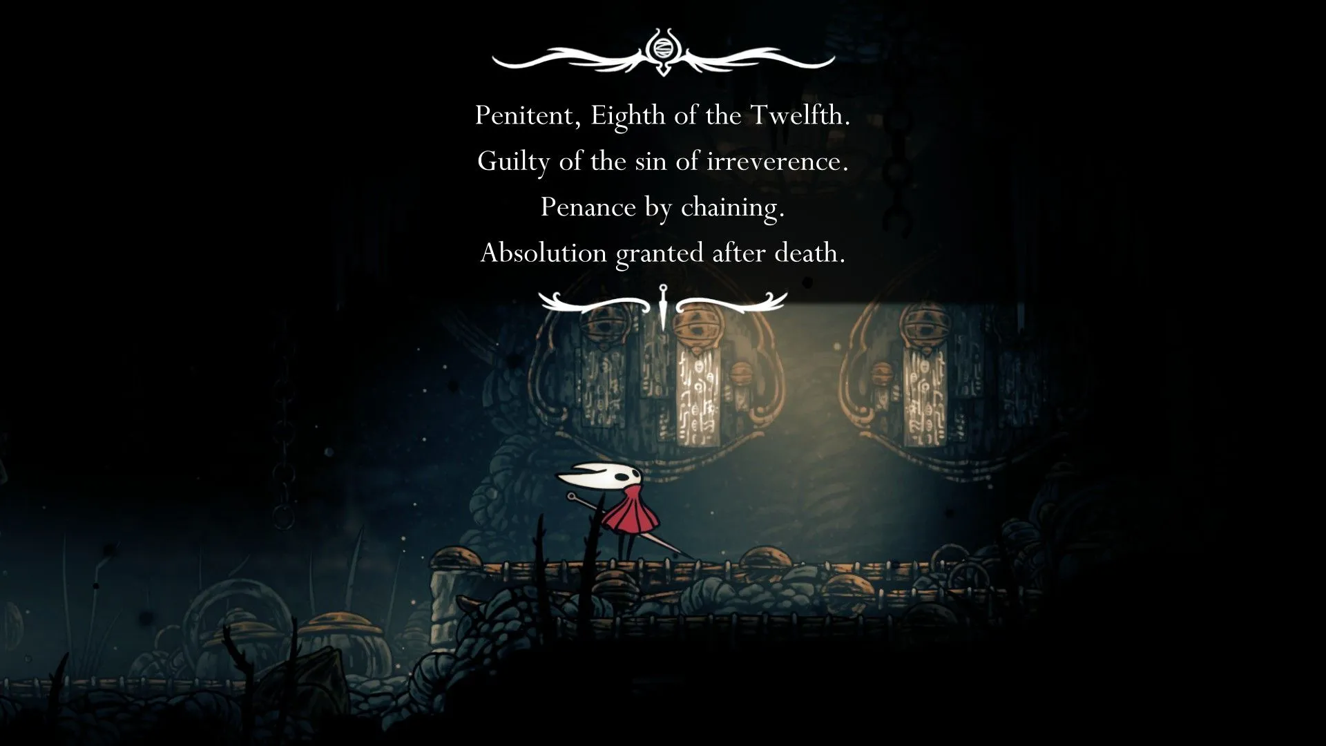 Pentitent Eight và các chi tiết lore được thể hiện qua nghệ thuật trong game