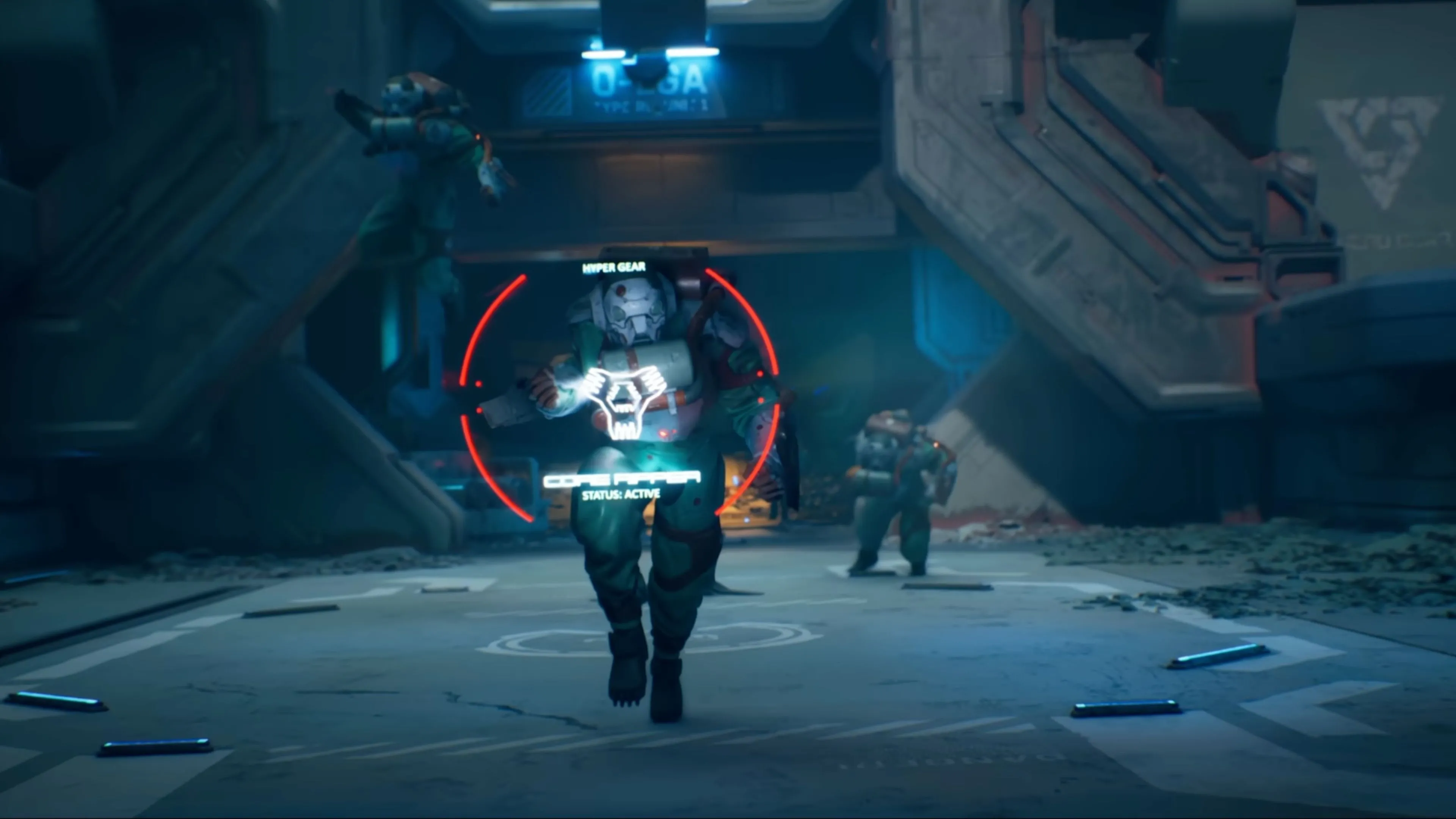 Pha di chuyển kết hợp wall-run và jetpack trong bản đồ tuyến tính của Metal Eden