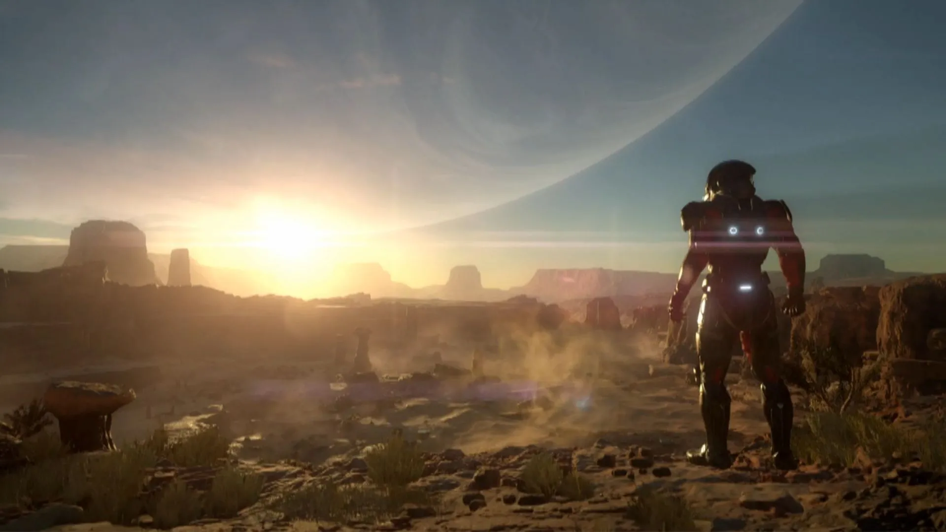 Phong cảnh hành tinh trong Mass Effect: Andromeda, mô tả địa hình đa dạng và cảm giác khám phá
