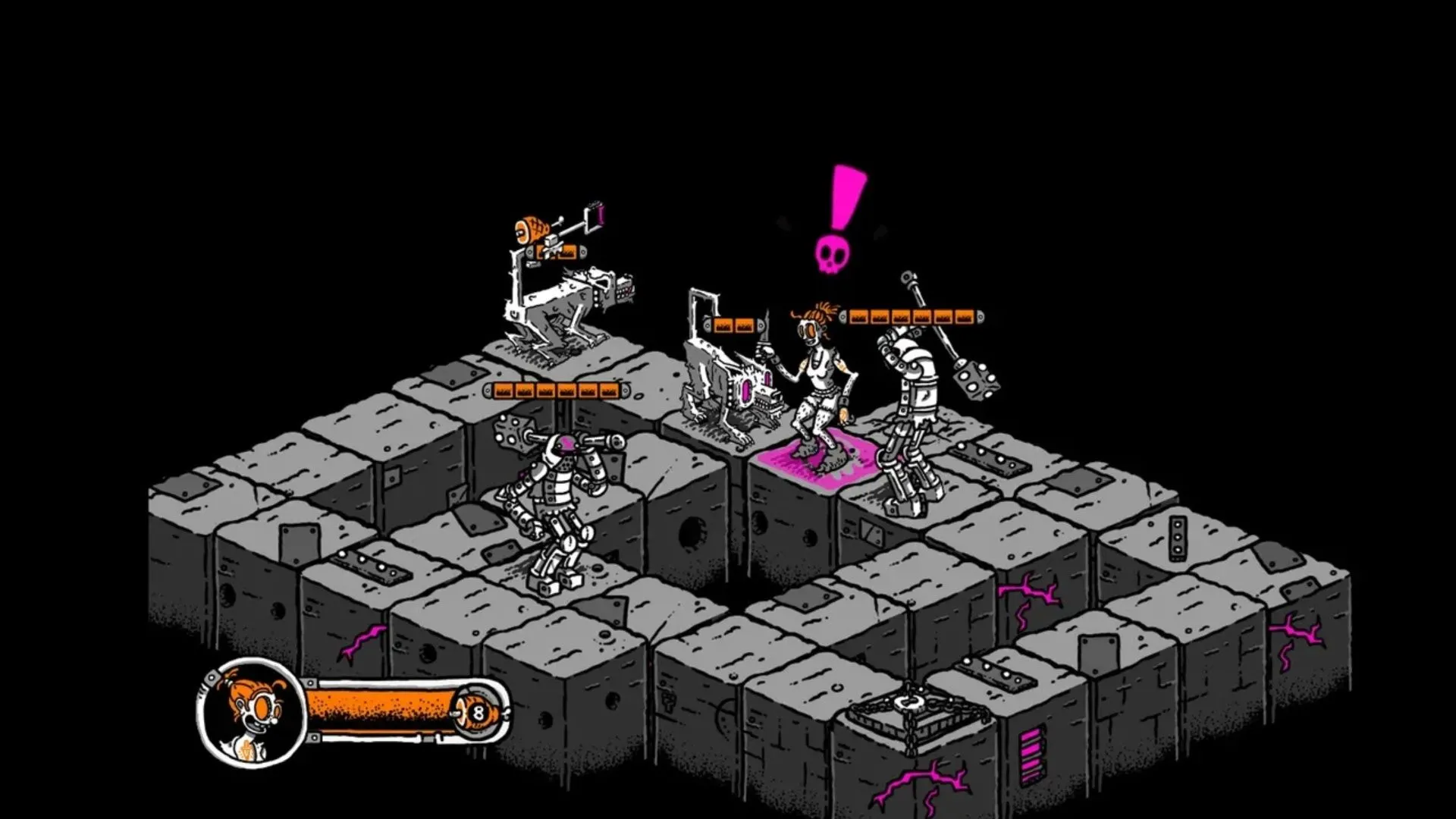 Plunge: chiến thuật kết hợp puzzle trượt băng và hệ thống nhân vật roguelike