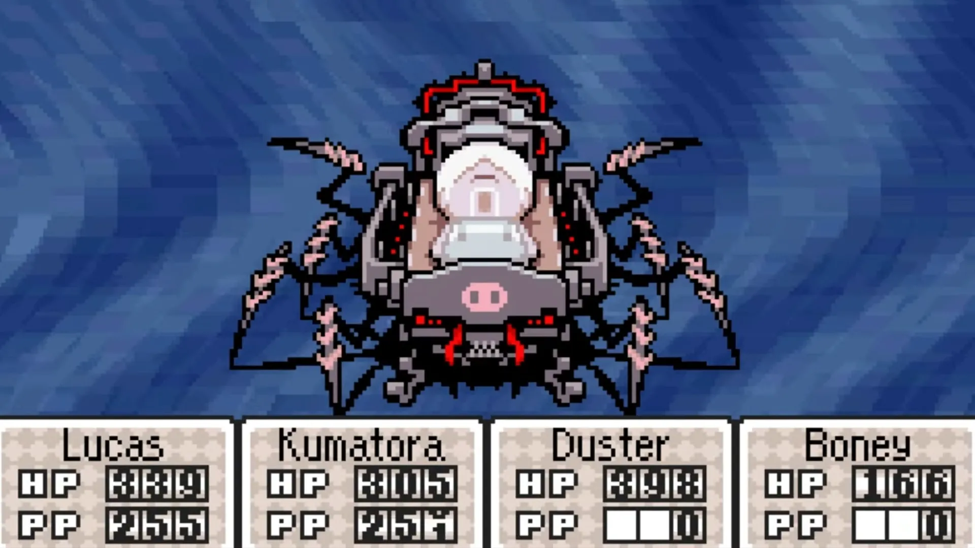 Porky đối đầu trong Mother 3, manh mối nối tiếp từ EarthBound