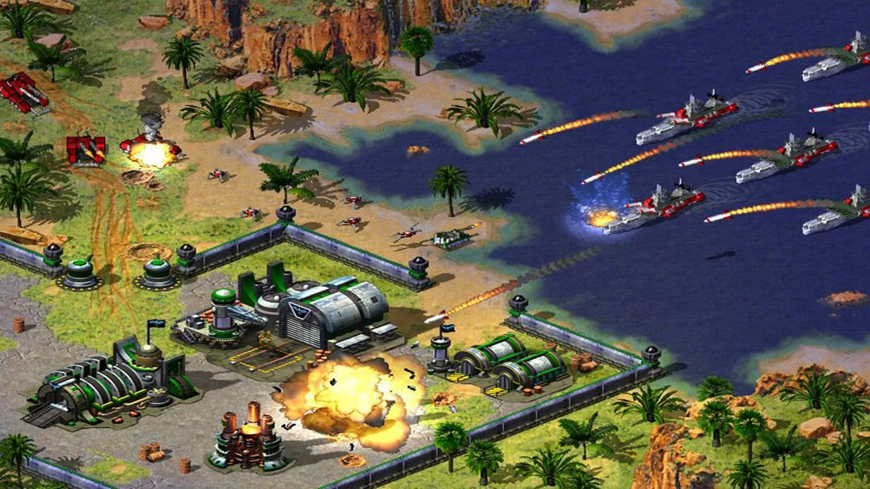 Red Alert 2 remastered, cảnh chiến trường cổ điển