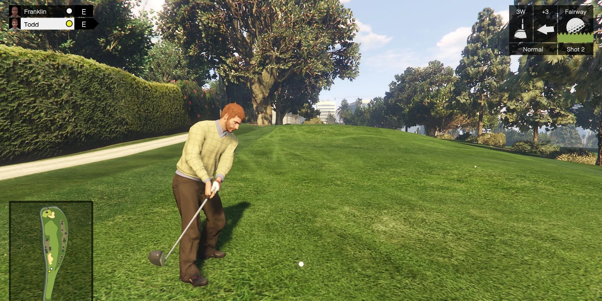 Sân golf và sân tennis ở Los Santos — hoạt động thư giãn trong GTA V