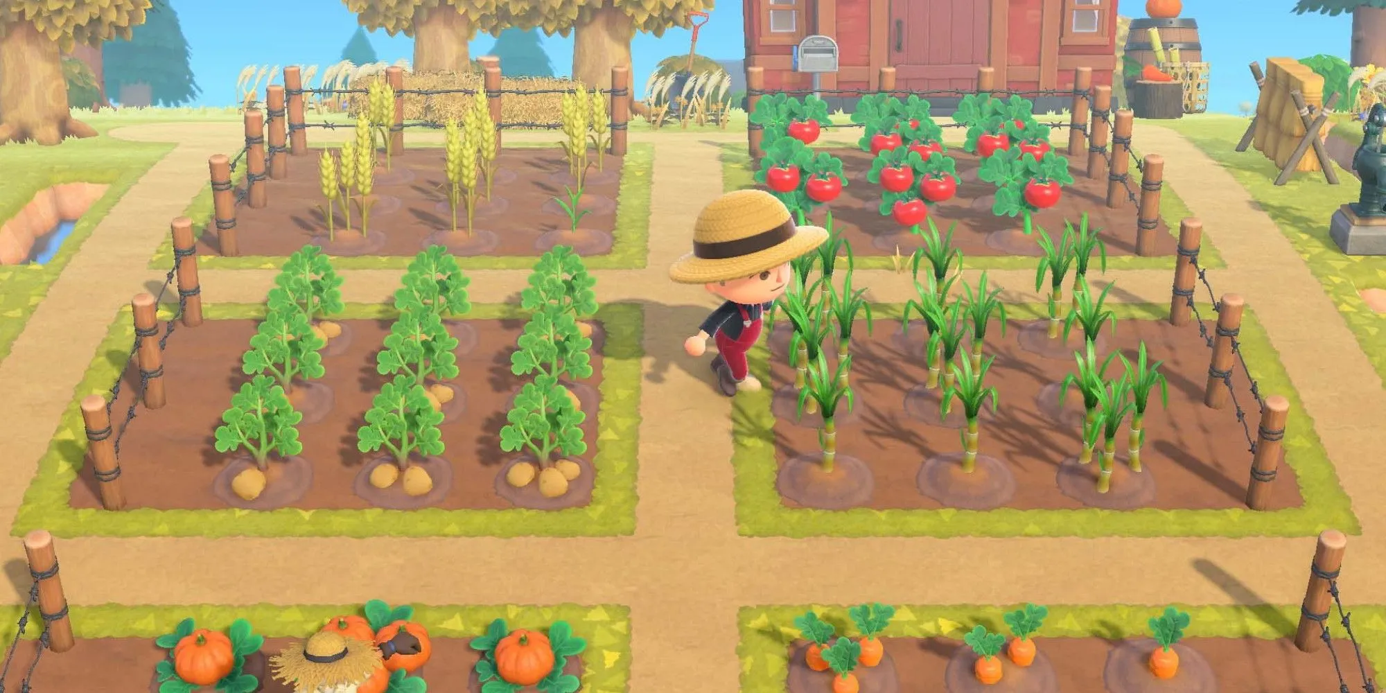 Sân vườn và trang trại trong Animal Crossing: New Horizons