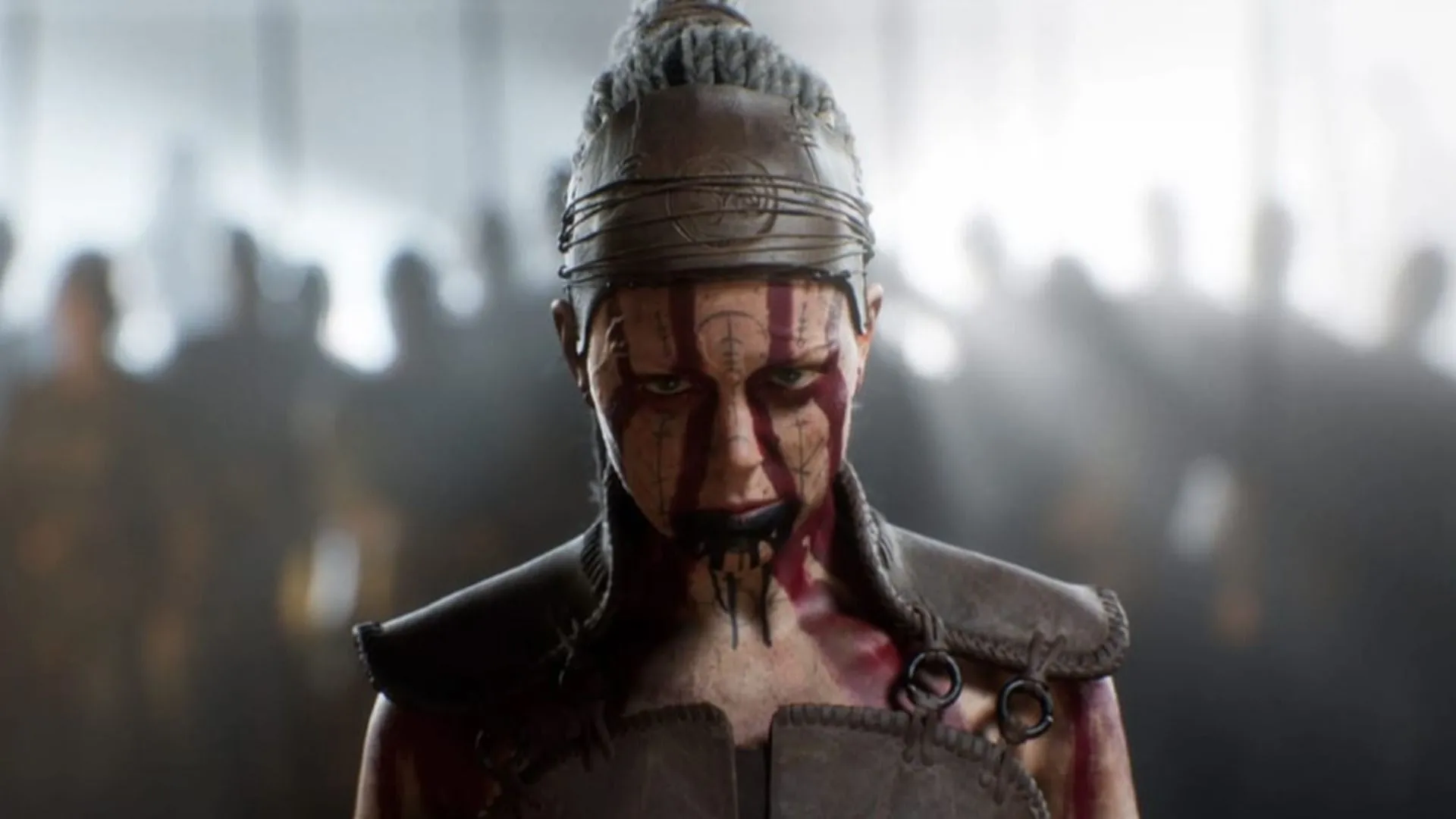 Senua trong trạng thái nội tâm phức tạp, biểu tượng cho đấu tranh với ảo ảnh tập thể