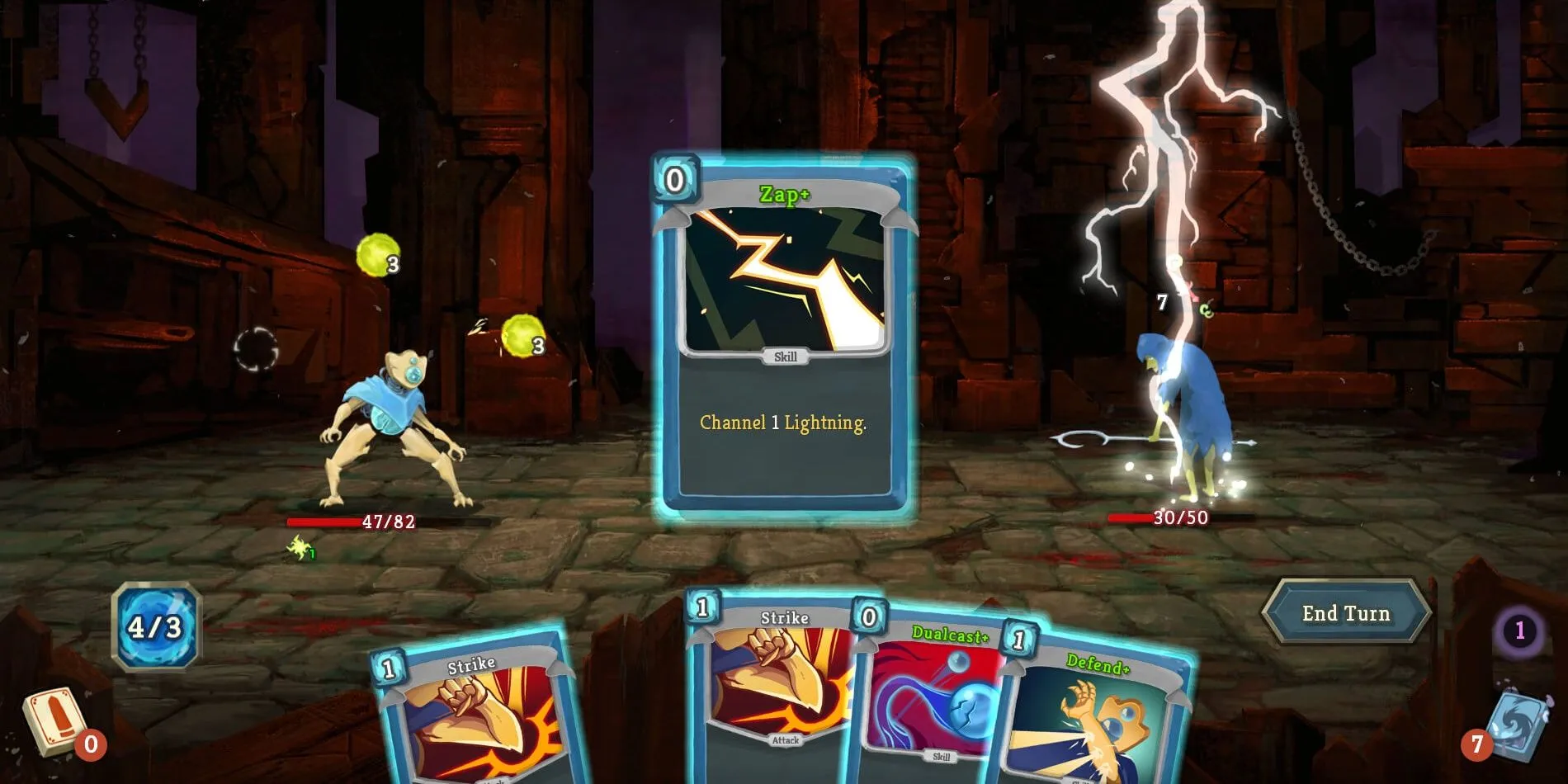 Slay the Spire — chơi lá Zap