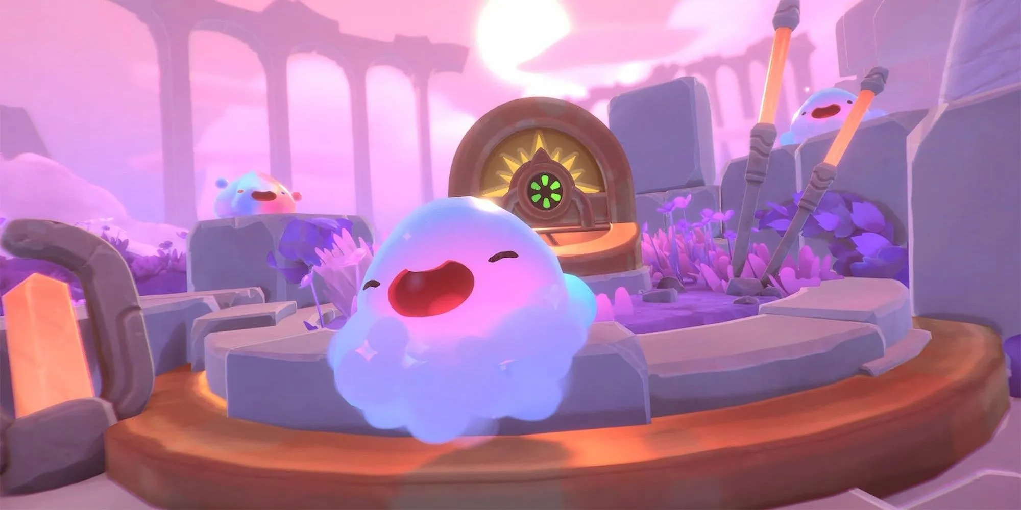 Slime vui vẻ trong Slime Rancher 2
