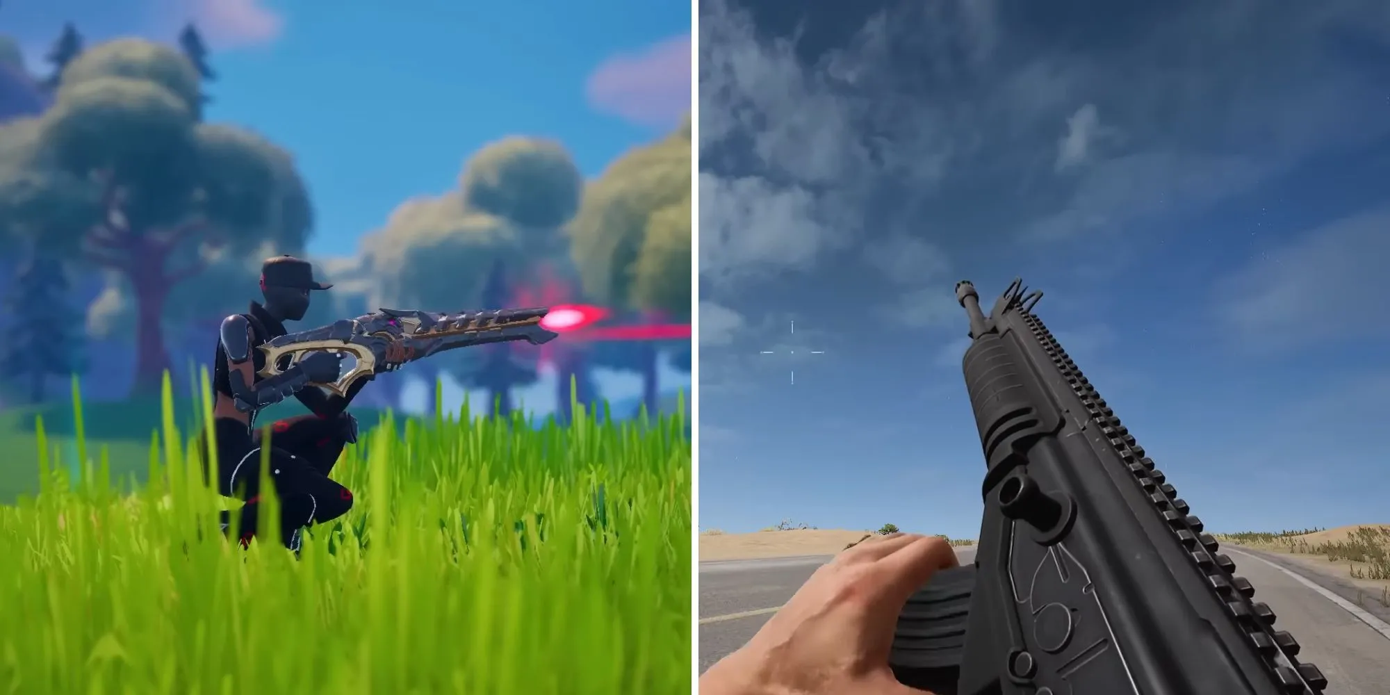 So sánh cảm giác bắn và đa dạng vũ khí giữa PUBG và Fortnite