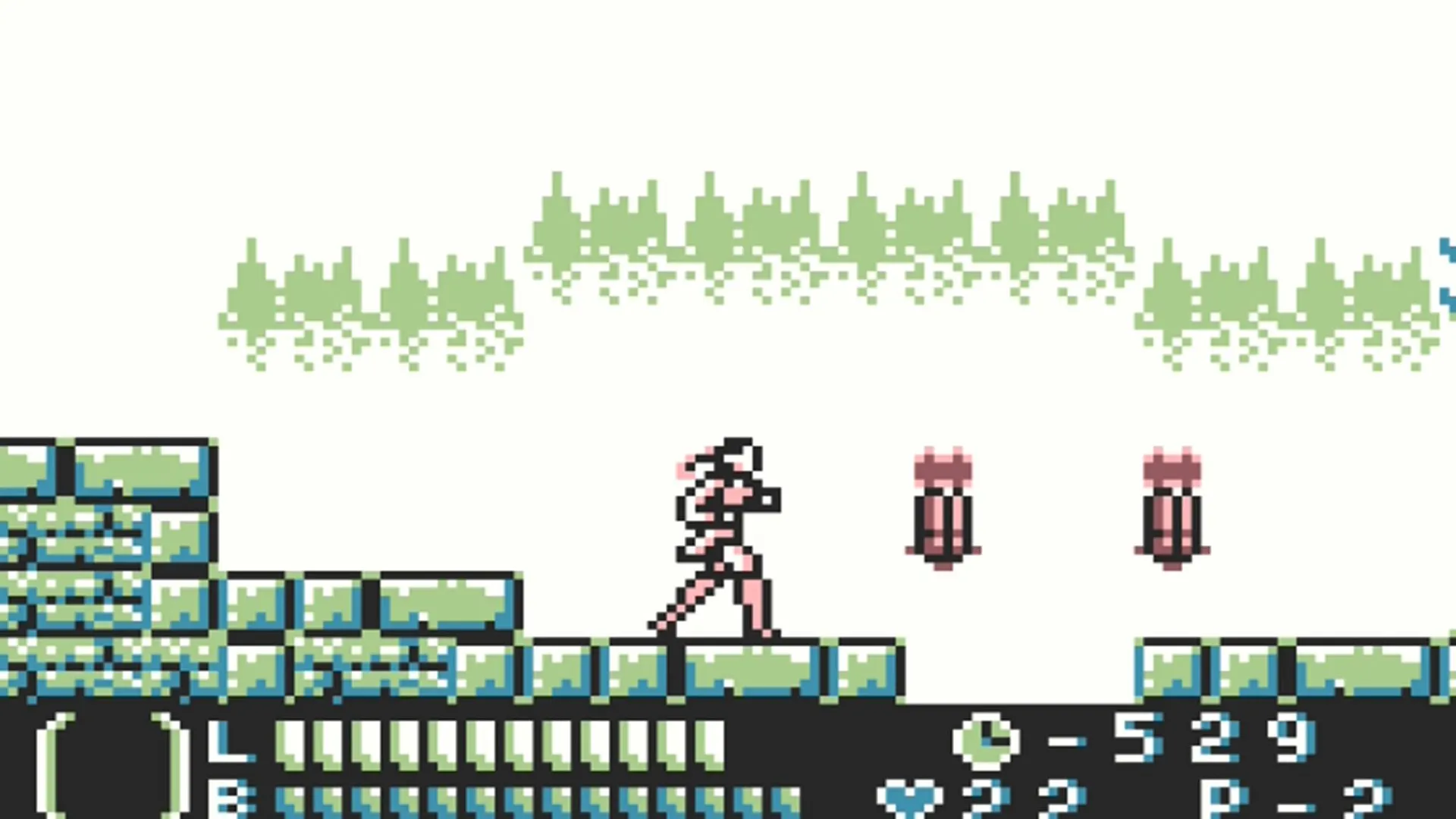 Sonia Belmont trong một màn chơi của Castlevania Legends