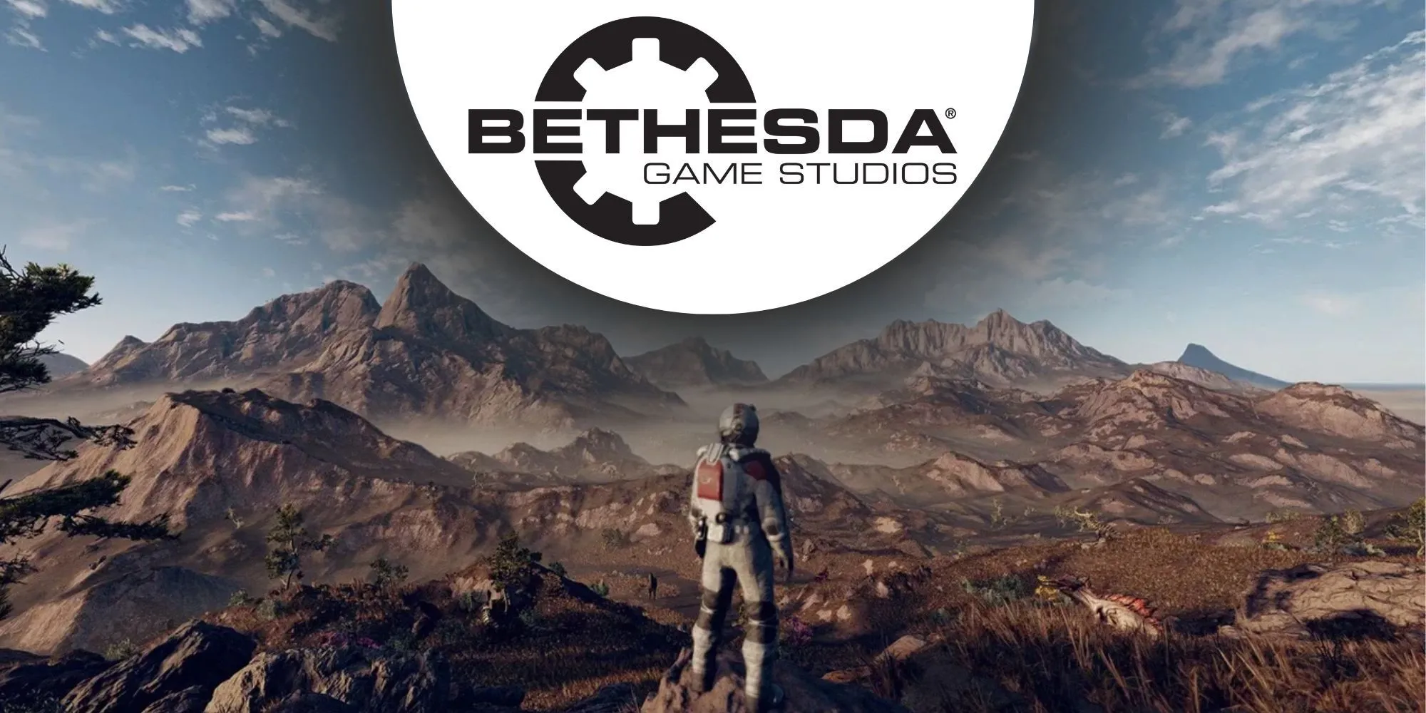 Starfield gameplay với logo Bethesda, biểu tượng cho tranh luận về giá trị nội dung trong dịch vụ đăng ký game