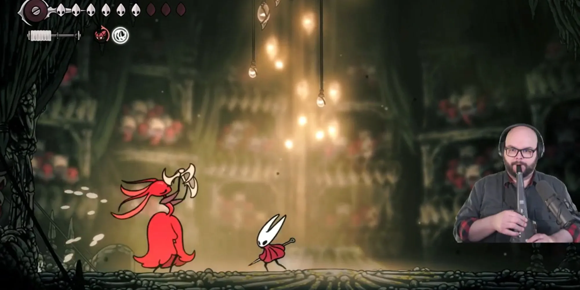 Streamer chơi Hollow Knight: Silksong bằng kèn sax điện, vượt qua đoạn Path of Pain 2