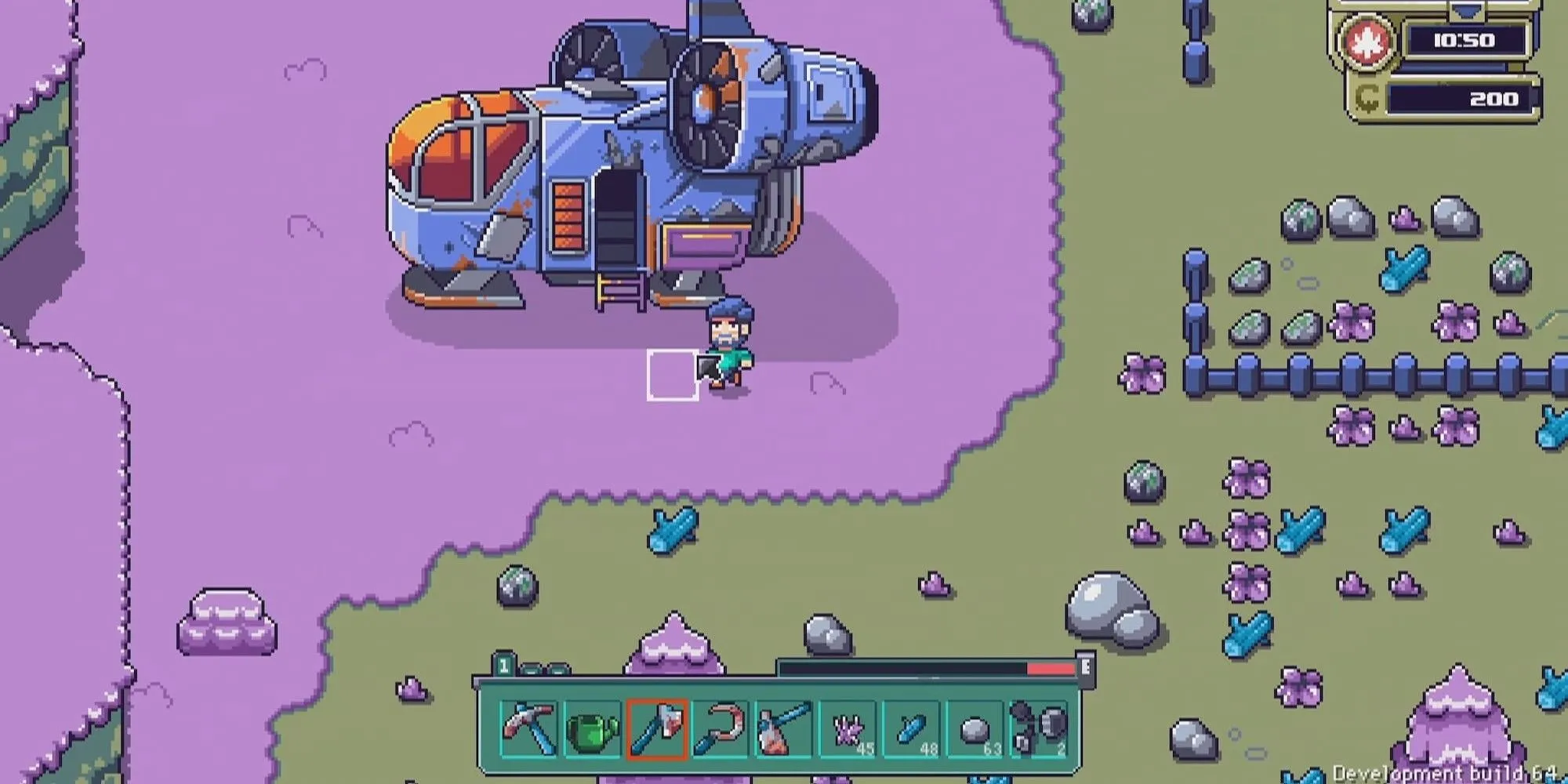 Tàu vũ trụ ở Farlands