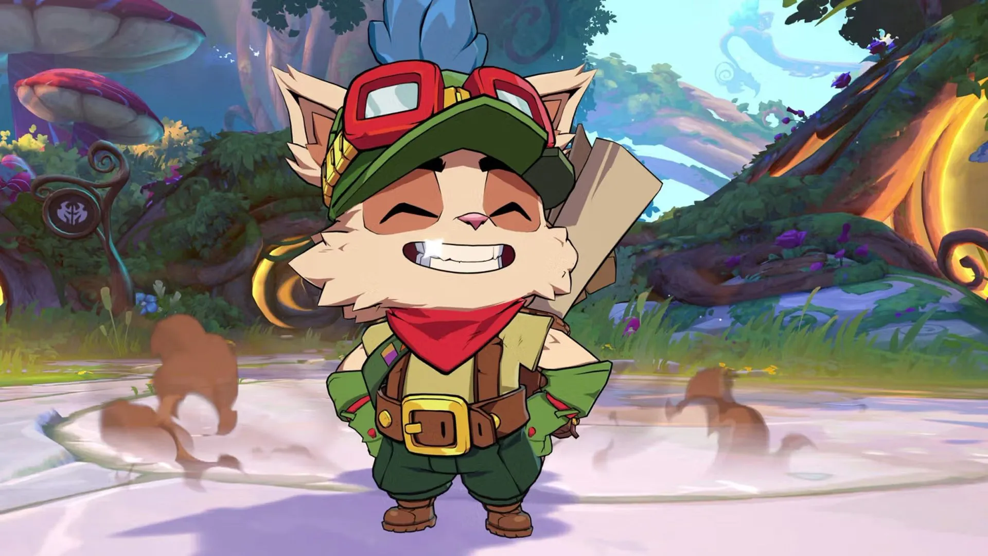 Teemo trong 2XKO dùng nấm và tàng hình kiểm soát không gian trận đấu