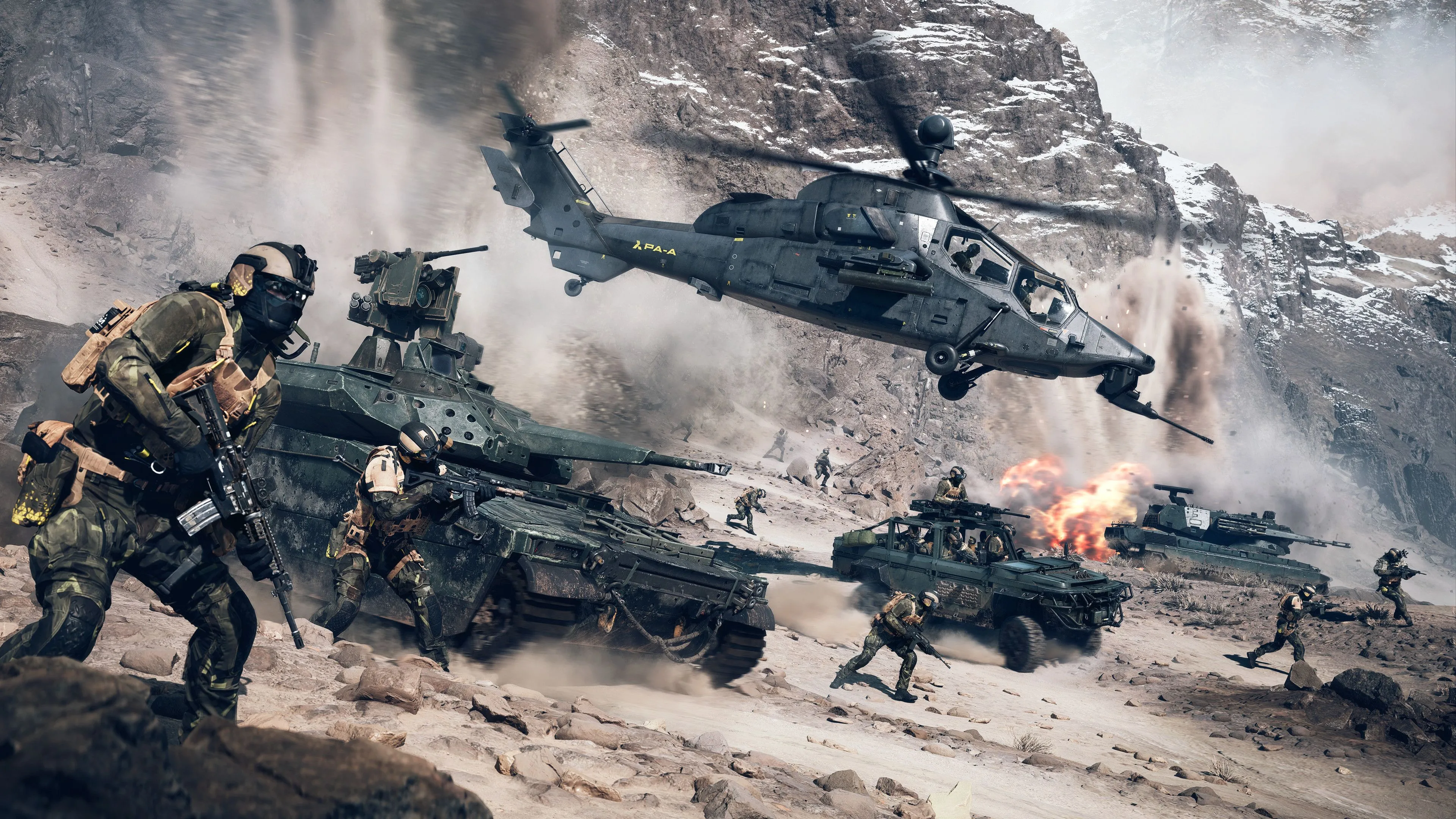 Thang Assault dựng đứng trong Battlefield 6, tạo lối tiếp cận lên mái và cửa sổ