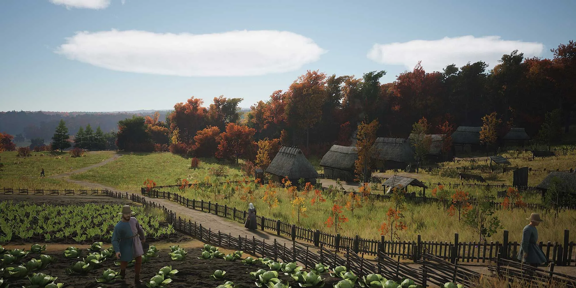 Thành trì trung cổ và trận đánh quy mô lớn trong Manor Lords