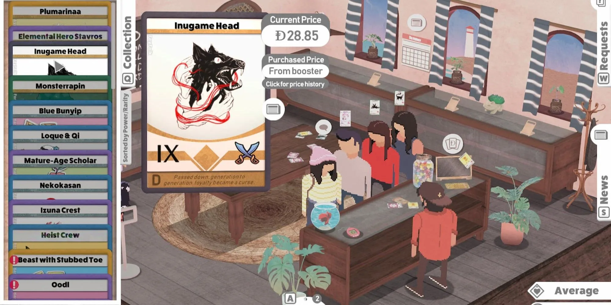 Thẻ Inugame trong Kardboard Kings