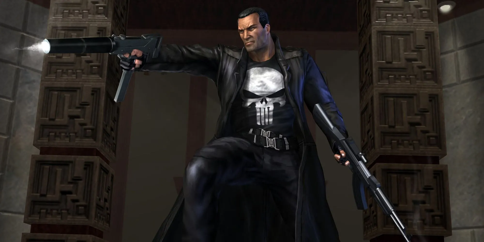 The Punisher (2004) hiển thị cảnh hành động tàn bạo trong game