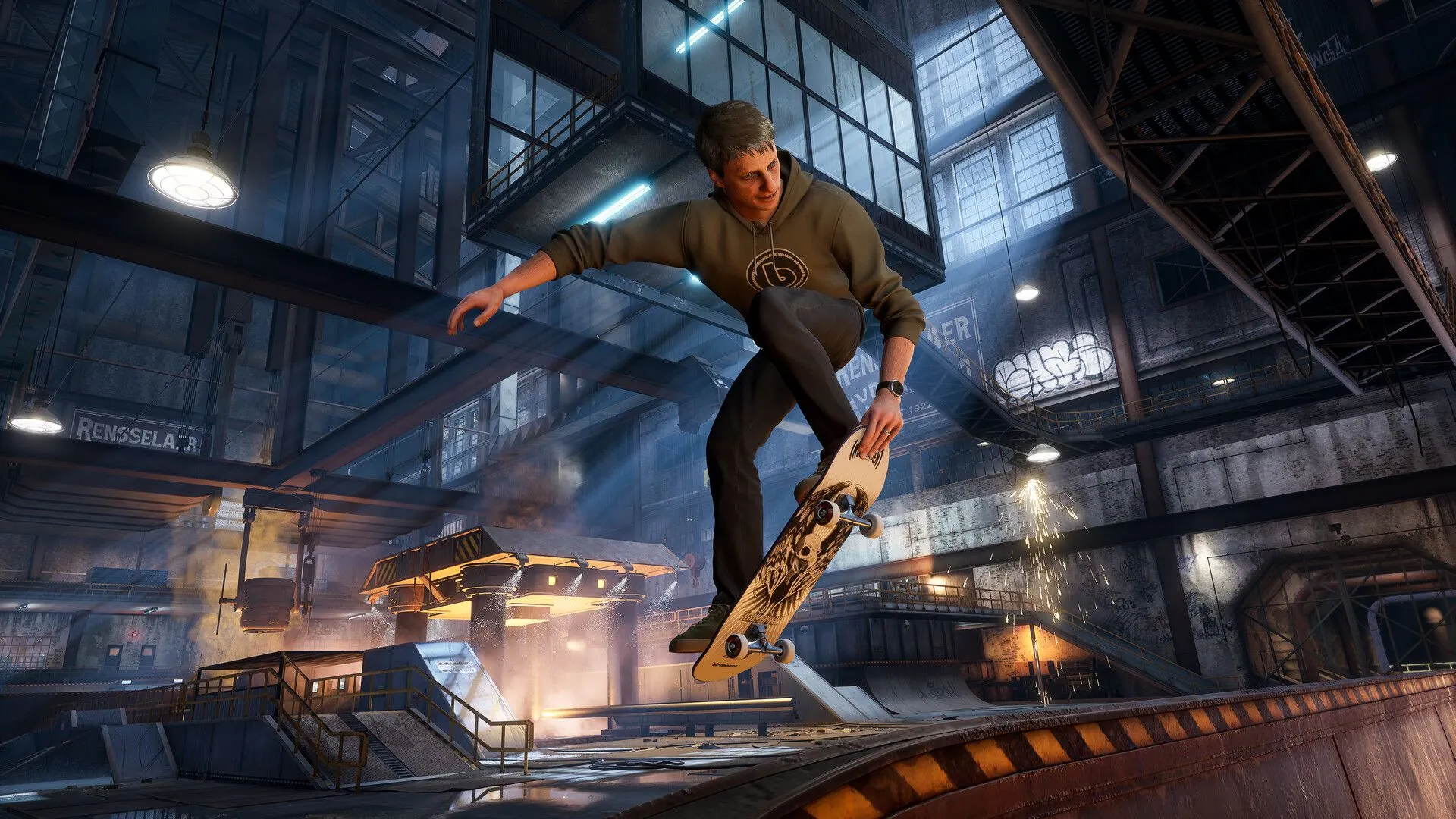 Tony Hawk tái hiện cảnh mở đầu THUG với biểu cảm hài hước