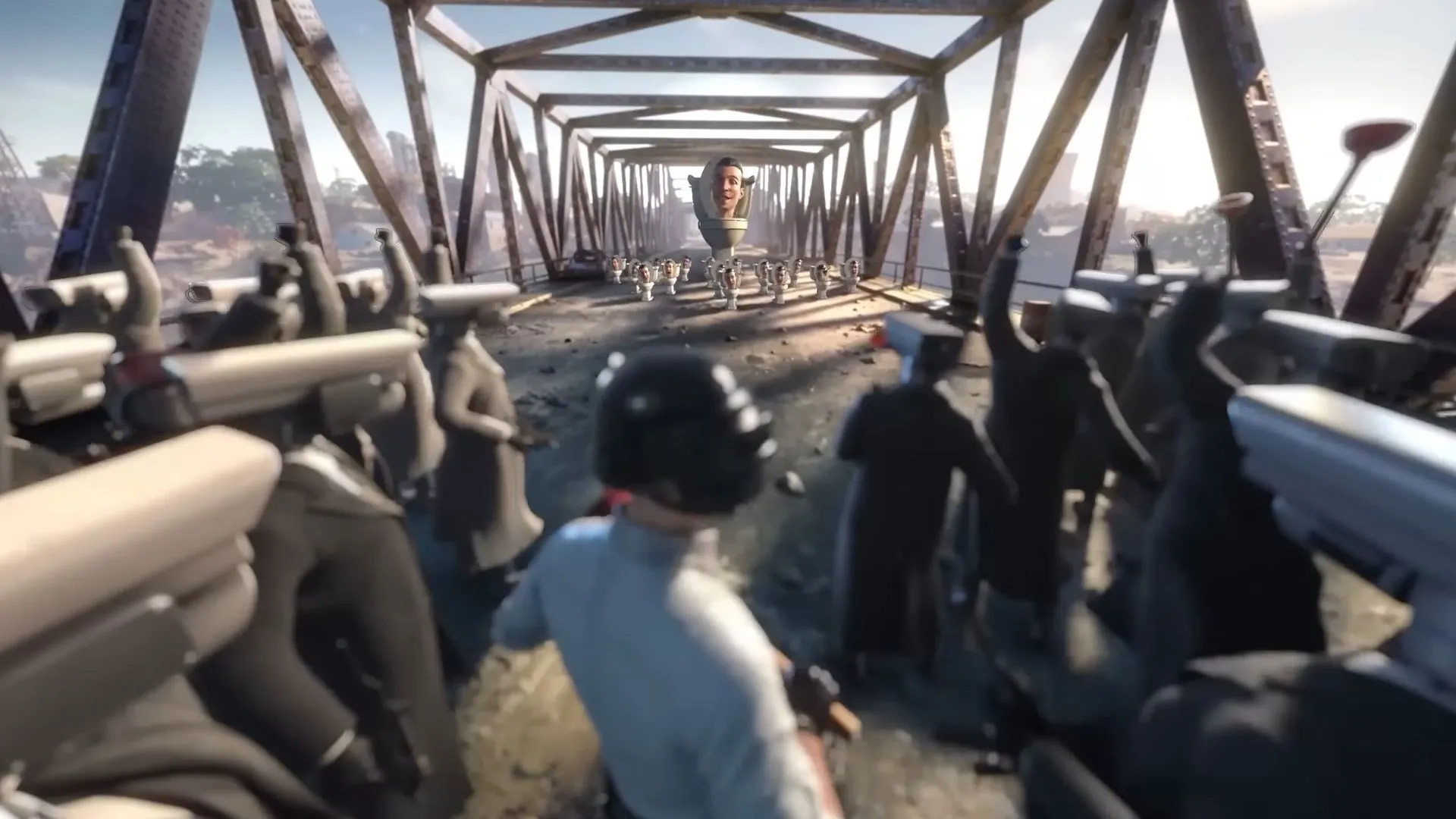 Trailer hợp tác PUBG và Skibidi Toilet: cảnh chiến đấu chống Skibidi trong sự kiện Halloween