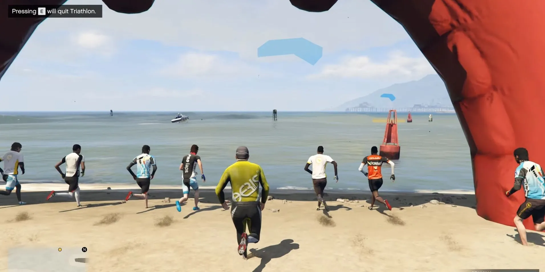 Triathlon trong GTA V — thử thách thể lực và quản lý stamina nhân vật