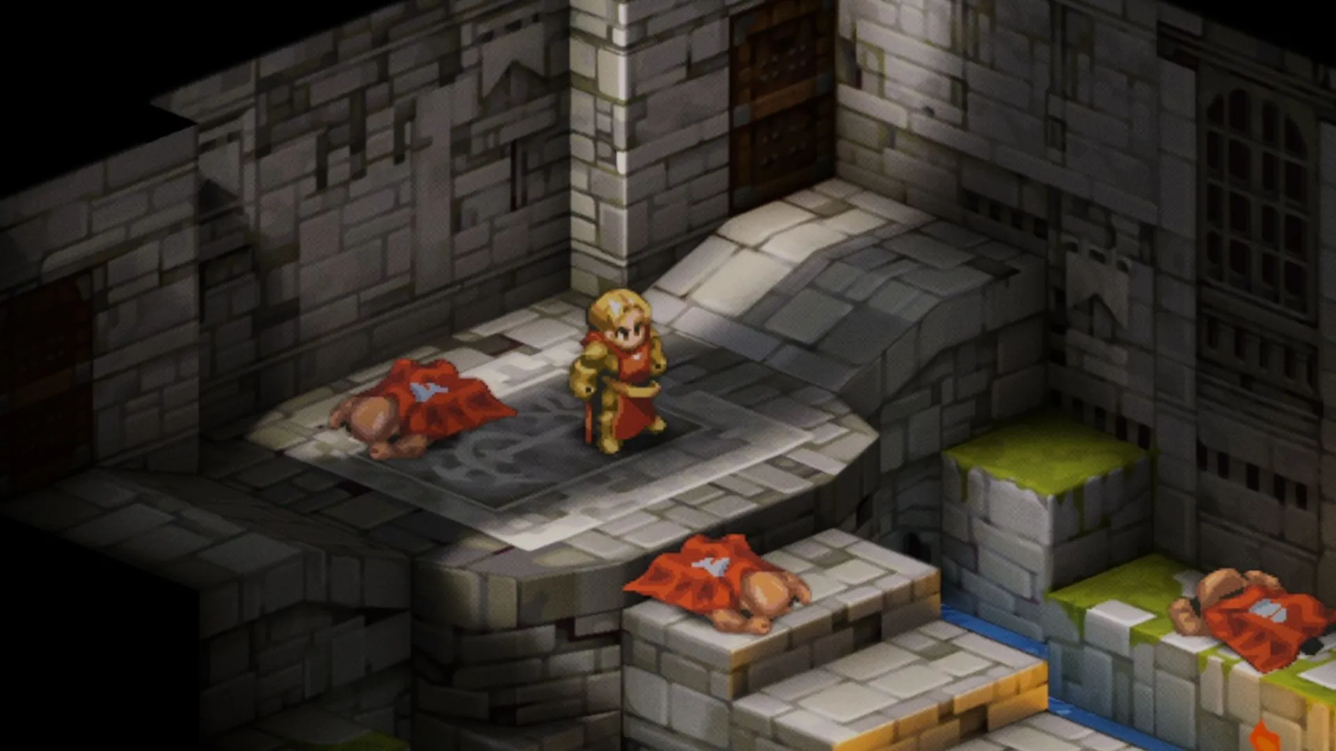 Wiegraf trong trận chiến Riovanes Castle, kẻ thù nguy hiểm với chiêu thức Templar và biến hình thành Belias