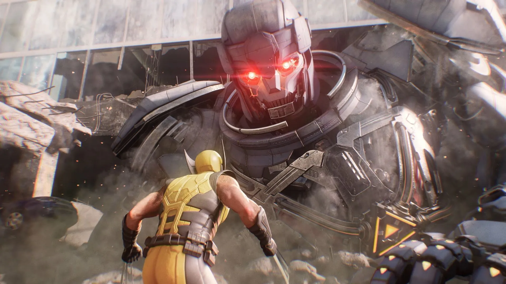 Wolverine đấu Sentinel trong trailer của Insomniac, cảnh chiến đấu đẫm máu và hoành tráng