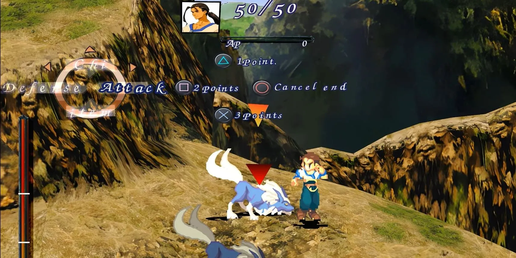 Xenogears với hệ thống combo và giao diện chiến đấu độc đáo