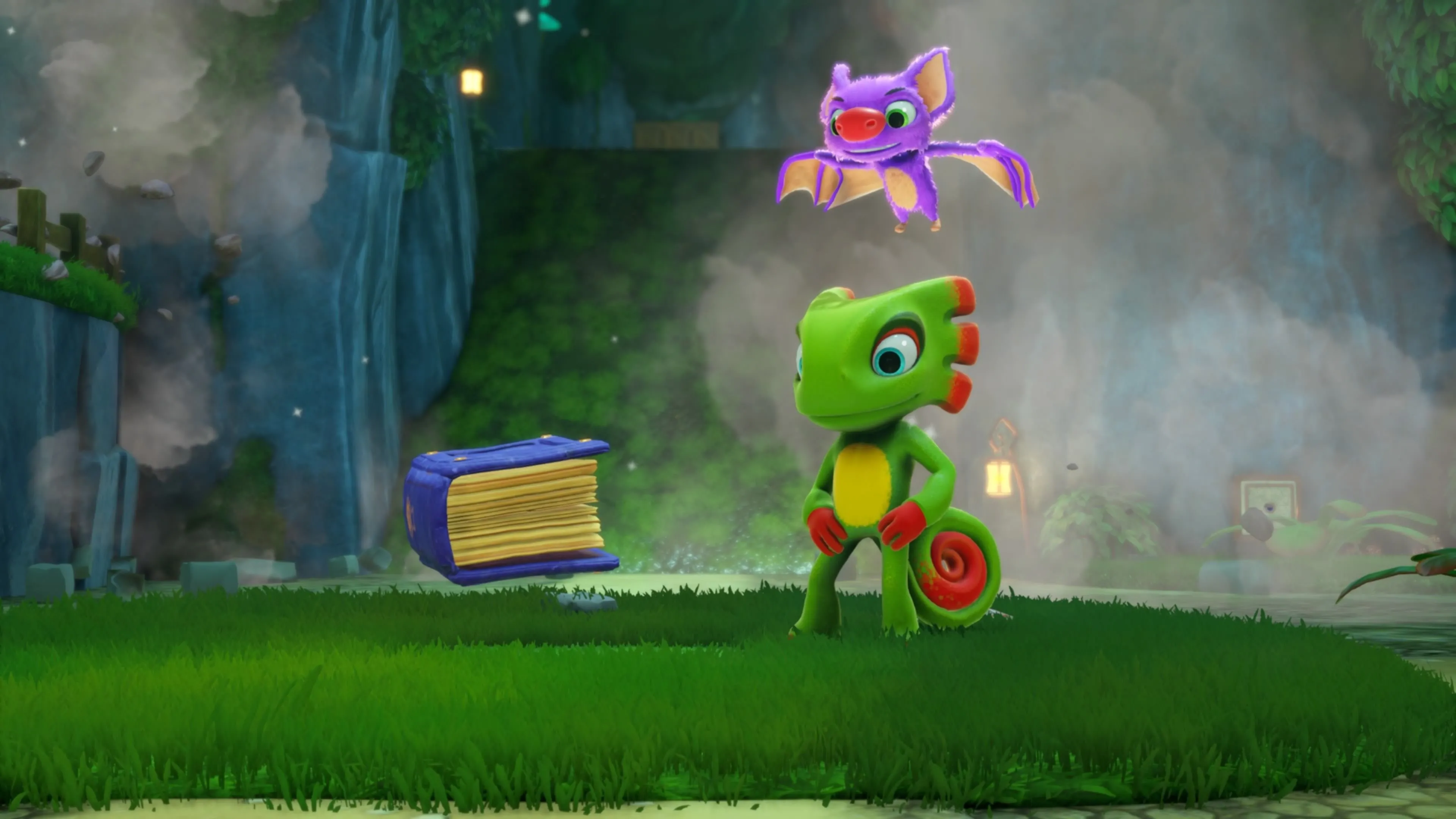 Yooka-Replaylee nhân vật trong thế giới cải tiến đồ họa