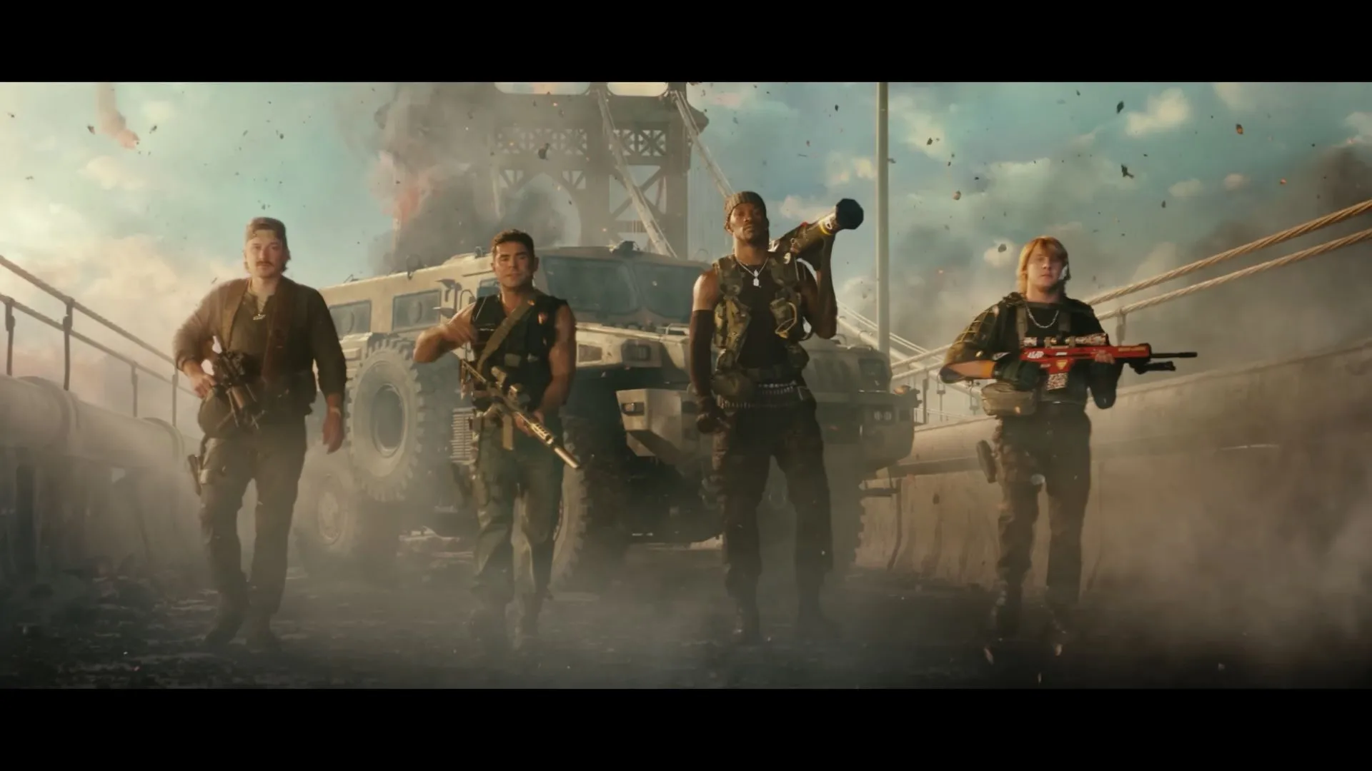 Zac Efron và các diễn viên trong trailer live-action Battlefield 6 đang mô phỏng các lớp nhân vật của trò chơi, thể hiện yếu tố châm biếm hướng tới Call of Duty